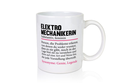 Elektromechanikerin | Beruf Mechanikerin Geschenkidee Arbeit Kollegen Büro