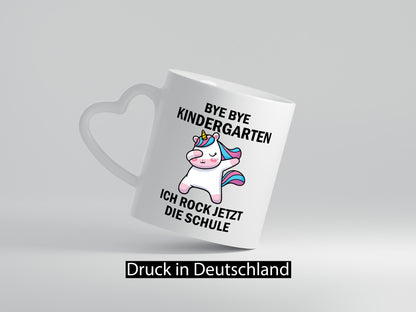 Bye Kindergarten | Rock jetzt die Schule Einhorn lustig Humor Geschenkidee