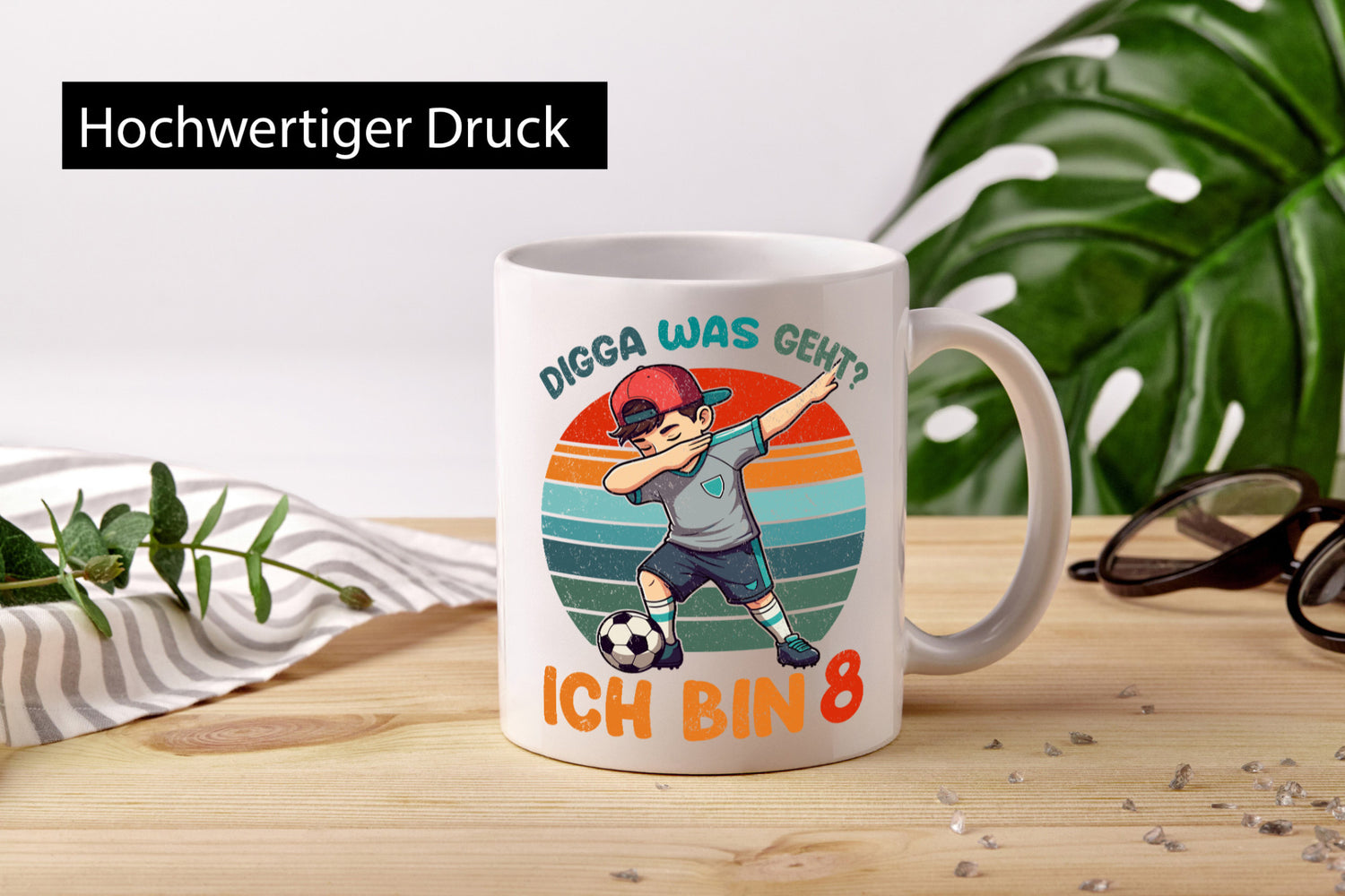 8. Geburtstag | 8 Jahre digga ich bin Dabbing Geschenkidee Humor Tasse