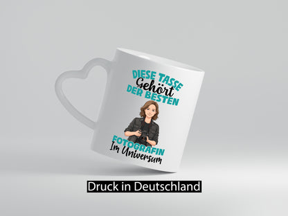 Im Universum: Fotografin | Fotografie Kamera lustiger Spruch Geschenk Humor