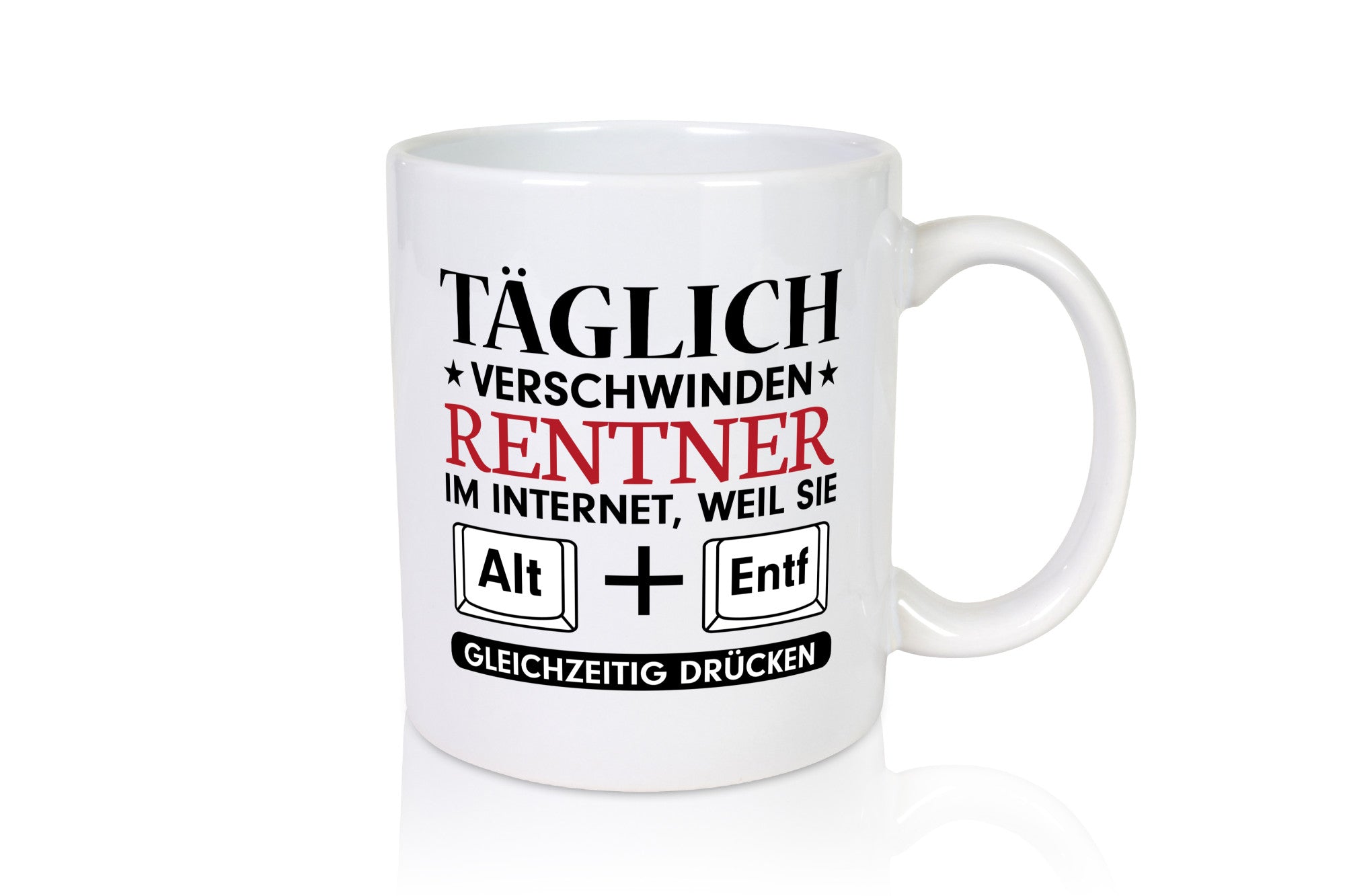 Rentner im Internet | Rente Tasse Ruhestand Humor Geschenkidee Jubiläum