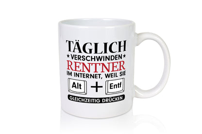 Rentner im Internet | Rente Tasse Ruhestand Humor Geschenkidee Jubiläum