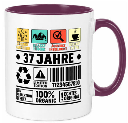 37. Geburtstag | 37 Jahre Humor Limited Edition lustig Geschenkidee Geschenk