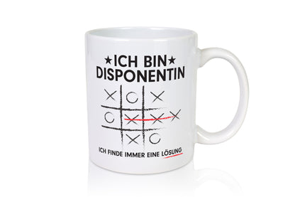 Lösung finden: Disponentin | Zuteilerin v2 lustiger Spruch Geschenk Humor
