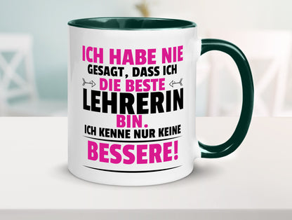 Die Beste Lehrerin | Schule Beruf Schüler Geschenk Arbeit Kollegen Büro
