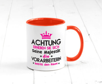 Seine Majestät Vorarbeiterin | Kollegin Teamleiter lustig Arbeit Kollegen Büro