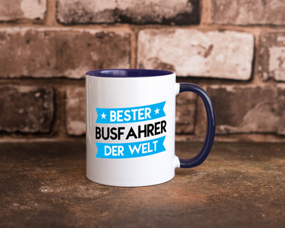 Bester Busfahrer | Berufsfahrer Fahrer v2 Geschenkidee Arbeit Kollegen Büro