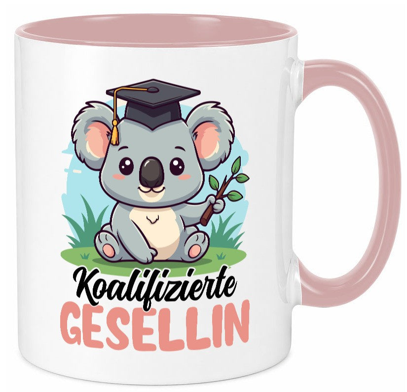 Koalifizierte Gesellin | Handwerkerinnen Geschenkidee Humor Tasse