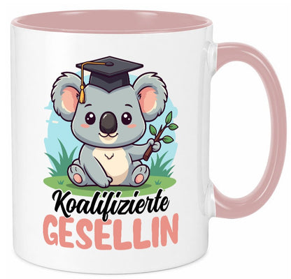 Koalifizierte Gesellin | Handwerkerinnen Geschenkidee Humor Tasse
