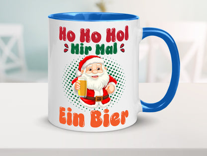 Ho mir mal ein Bier | Ugly Christmas Trinken v2 Geschenkidee Humor Tasse