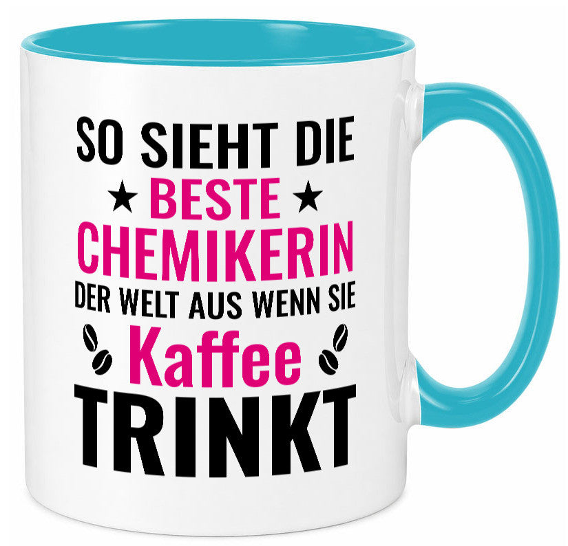 Kaffee trinkt: Chemikerin | Chemie Labor Geschenkidee Humor Tasse