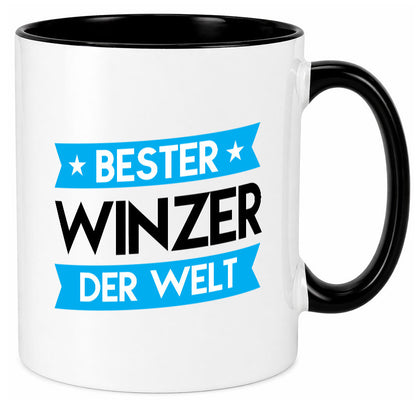Bester Winzer | Weinbauer Wein Geschenk Humor Geschenkidee lustiger Spruch Tasse