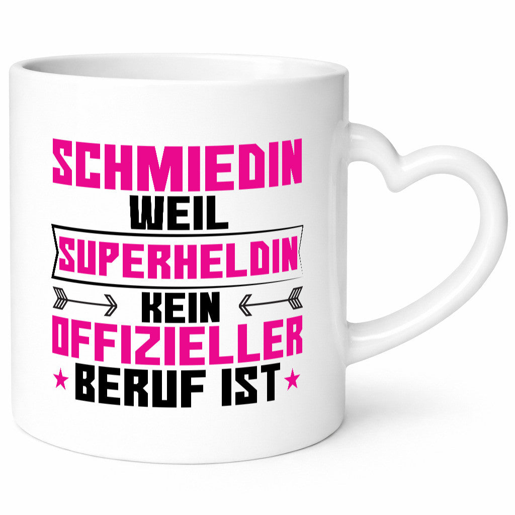 Superheldin Schmiedin | Schmied Beruf Schmiederei Geschenk Arbeit Kollegen Büro