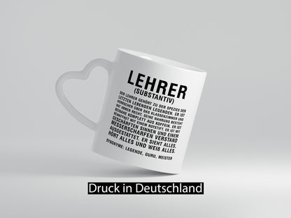 Lehrer | Definition Kollege Mitarbeiter Geschenkidee Arbeit Kollegen Büro Humor