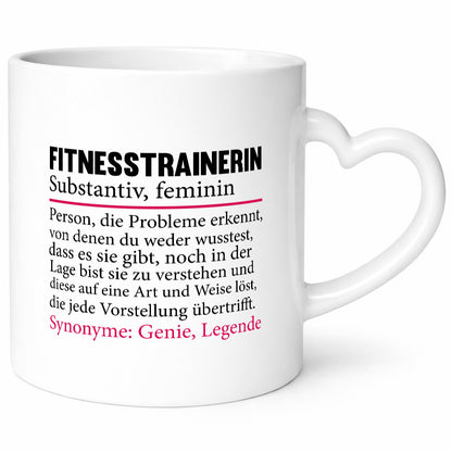 Fitnesstrainerin | Spruch Trainerin Sport Geschenkidee Humor Tasse