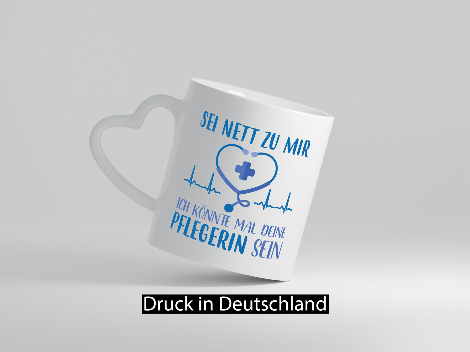Sei Nett zu mir ich könnte deine Pflegerin sein Geschenk Humor Geschenkidee