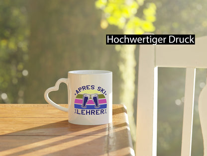 Apres Ski Lehrer | Biergläser Skier lustiger Spruch Geschenk Humor Geschenkidee