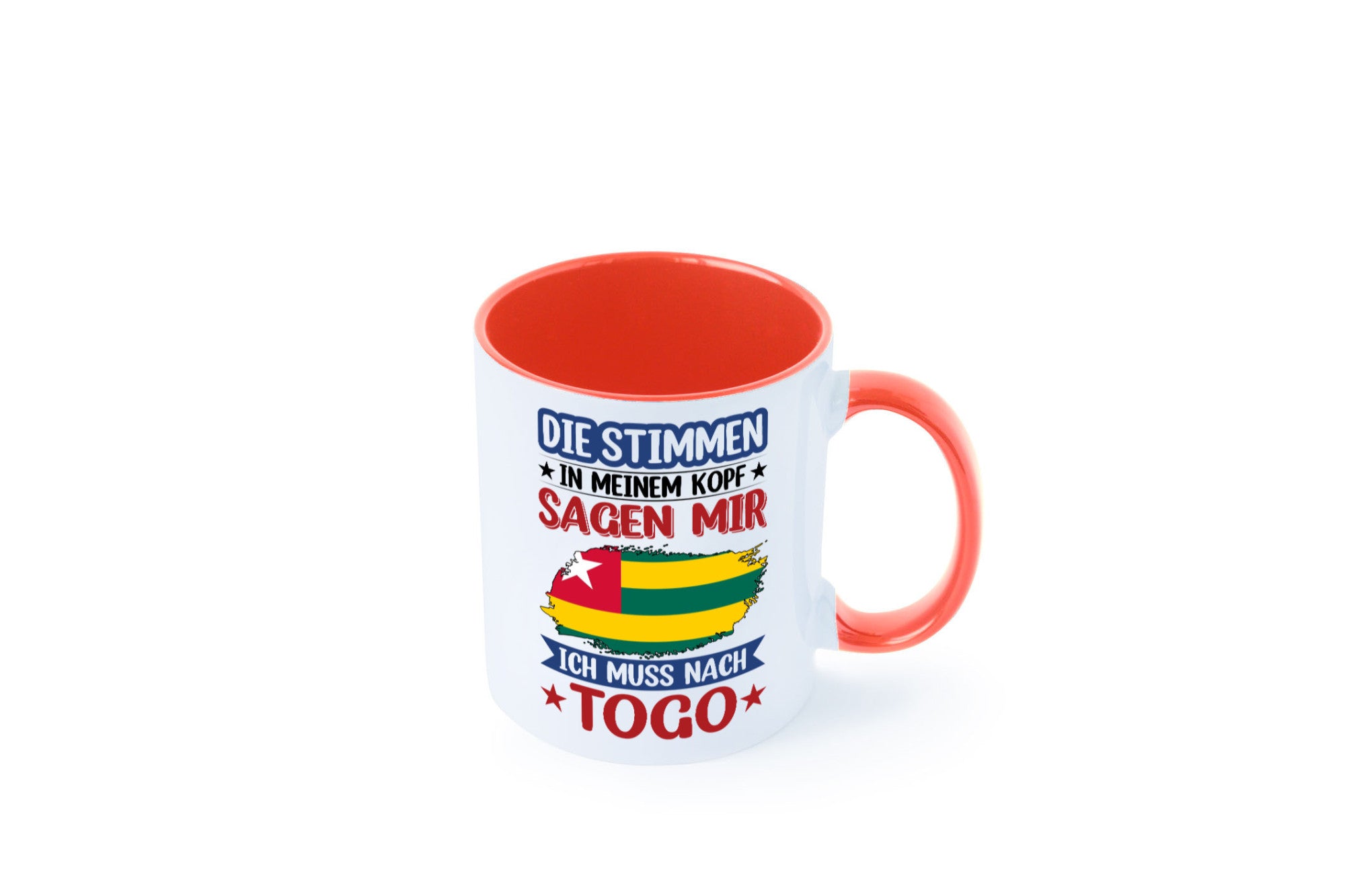 Togo | Urlaub Stimmen in meinem Kopf Traumland Humor Geschenkidee Tasse