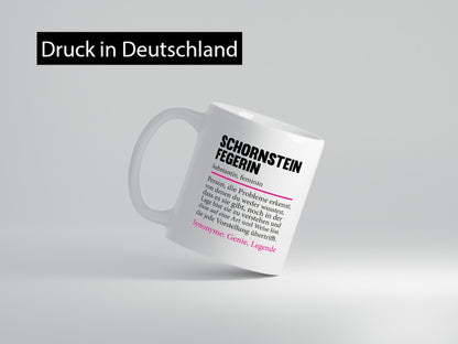 Schornsteinfegerin | Kaminkehrer Handwerk Beruf v2 Geschenkidee Arbeit Kollegen