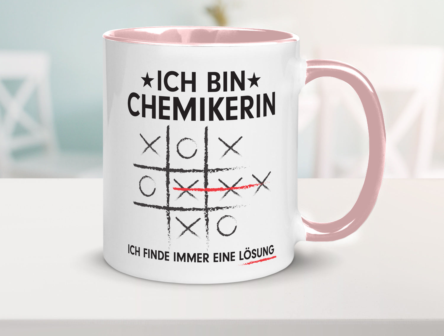 Lösung finden: Chemikerin | Chemie Labor v2 Humor Geschenkidee Tasse