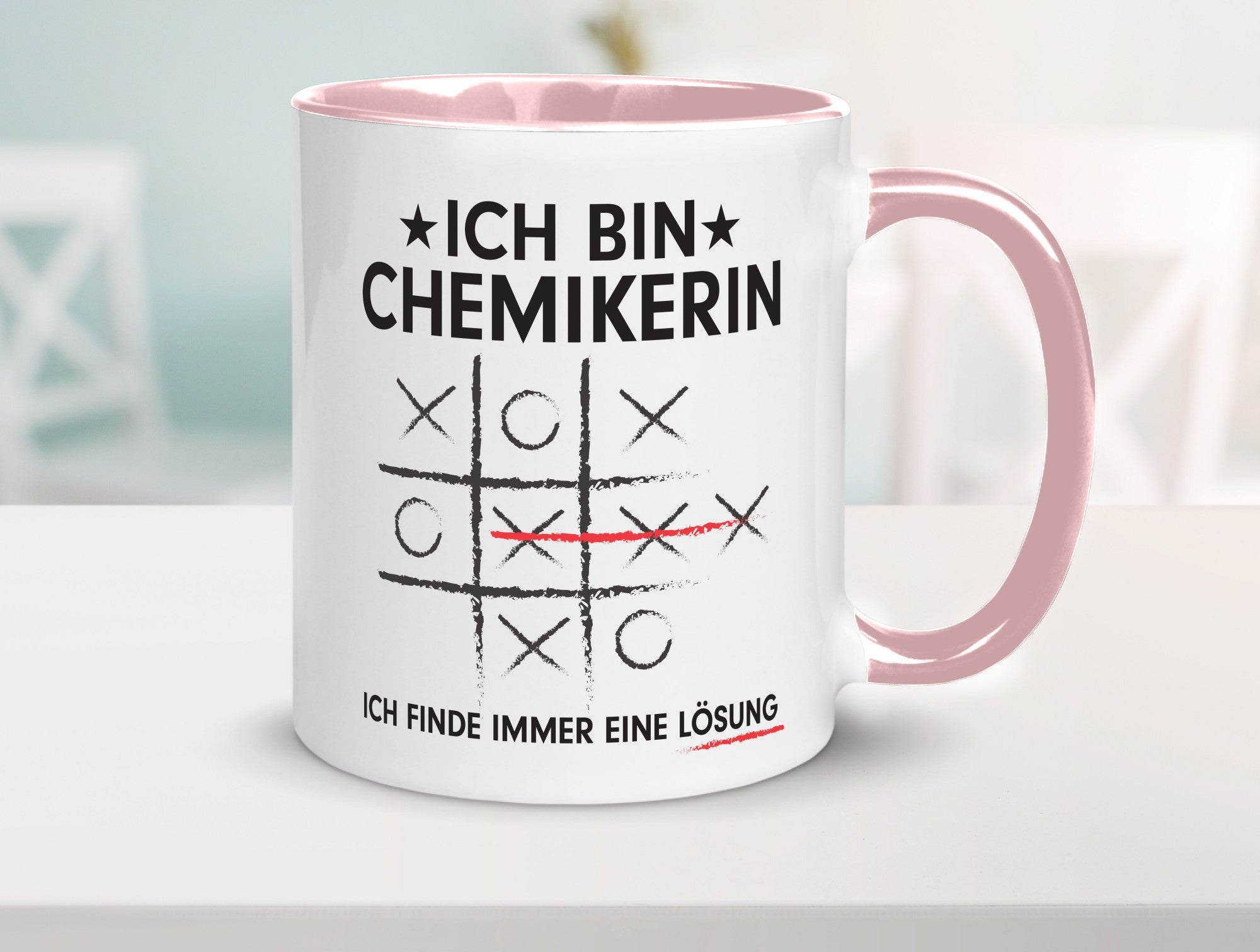 Lösung finden: Chemikerin | Chemie Labor v2 Humor Geschenkidee Tasse