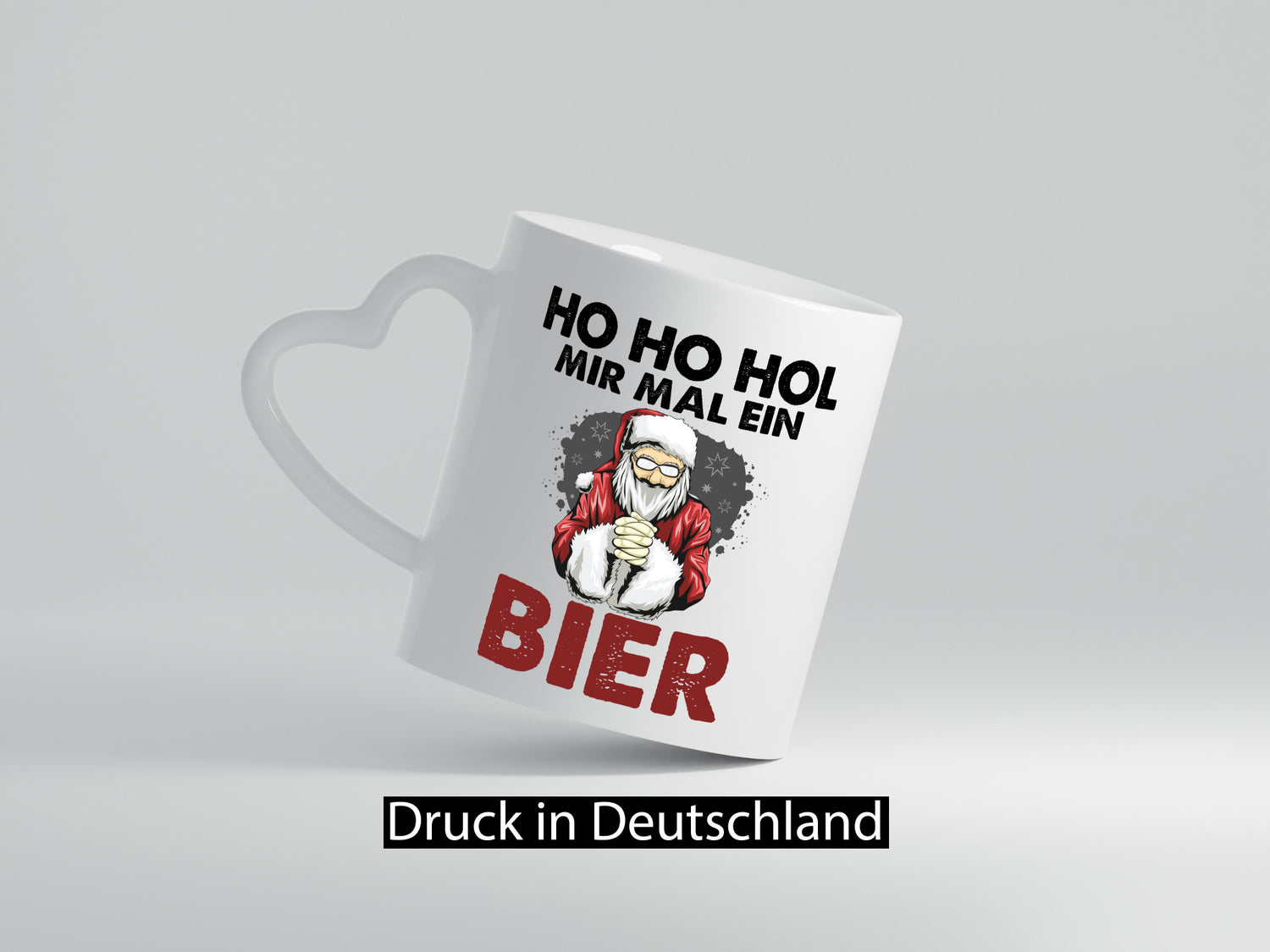 Ho Hol mir mal ein Bier | Weihnachten Geschenkidee Humor Tasse
