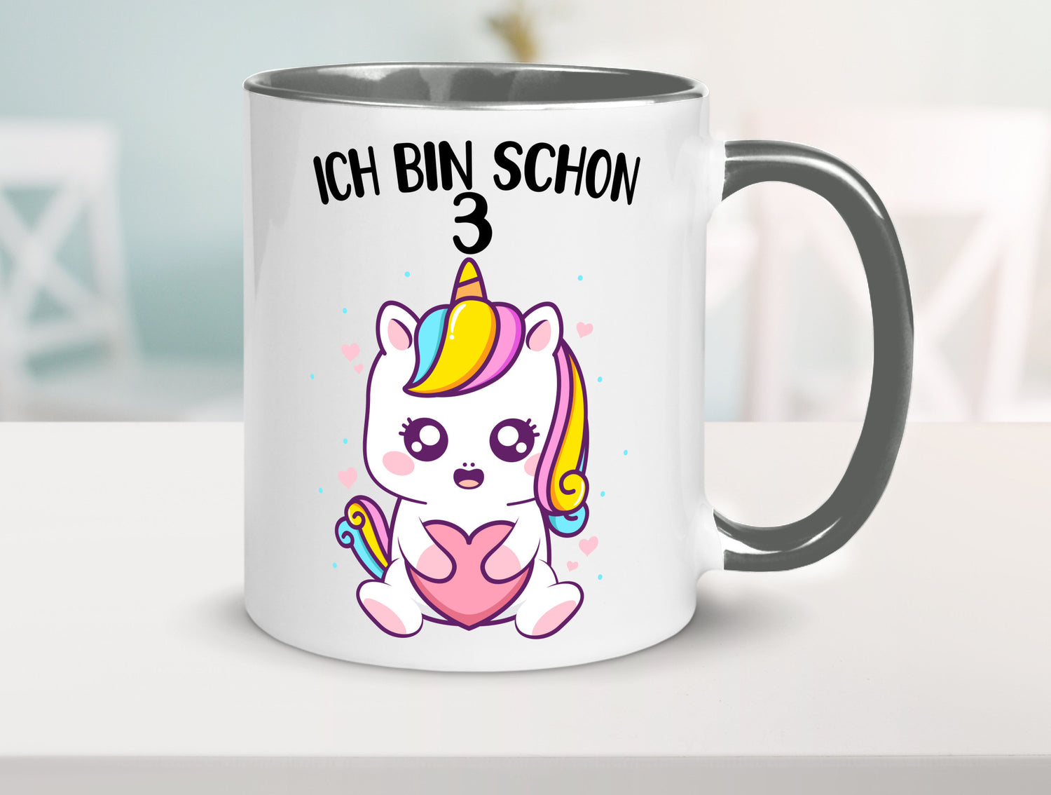 3. Geburtstag | Ich bin schon 3 Jahre Einhorn Mädchen lustig Geschenkidee