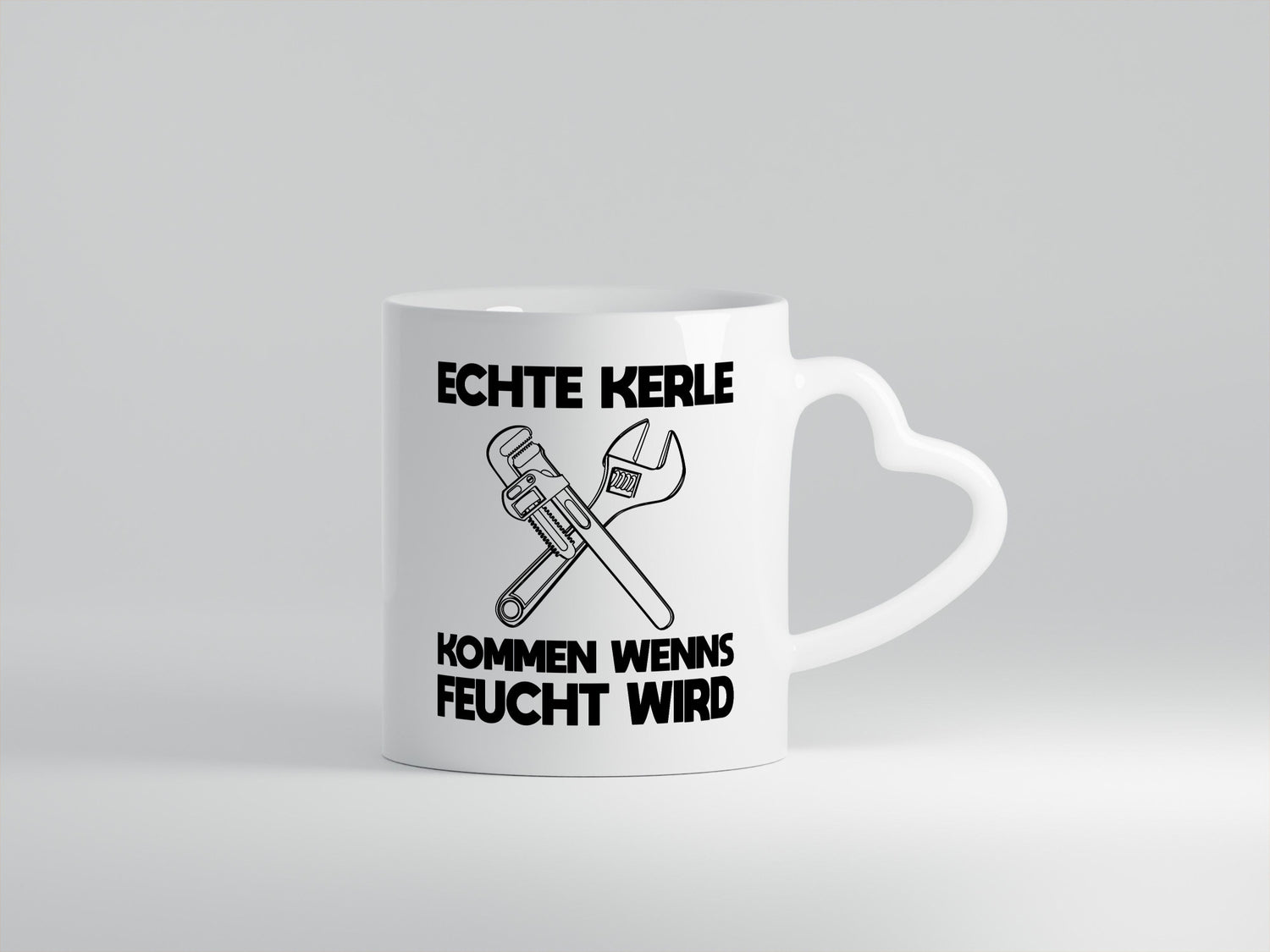 Echte Kerle kommen wenns Feucht wird. Geschenkidee Humor Tasse