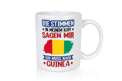Guinea | Urlaub Stimmen in meinem Kopf Traumland lustiger Spruch Geschenk Humor