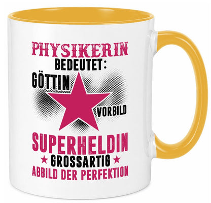 Bedeutung von Physikerin | Physik lustiger Spruch Geschenk Humor Geschenkidee Tasse