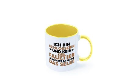 Ich bin kein Faultier: Schlosserin | Schlosserei v2 lustig Tierliebhaber Humor