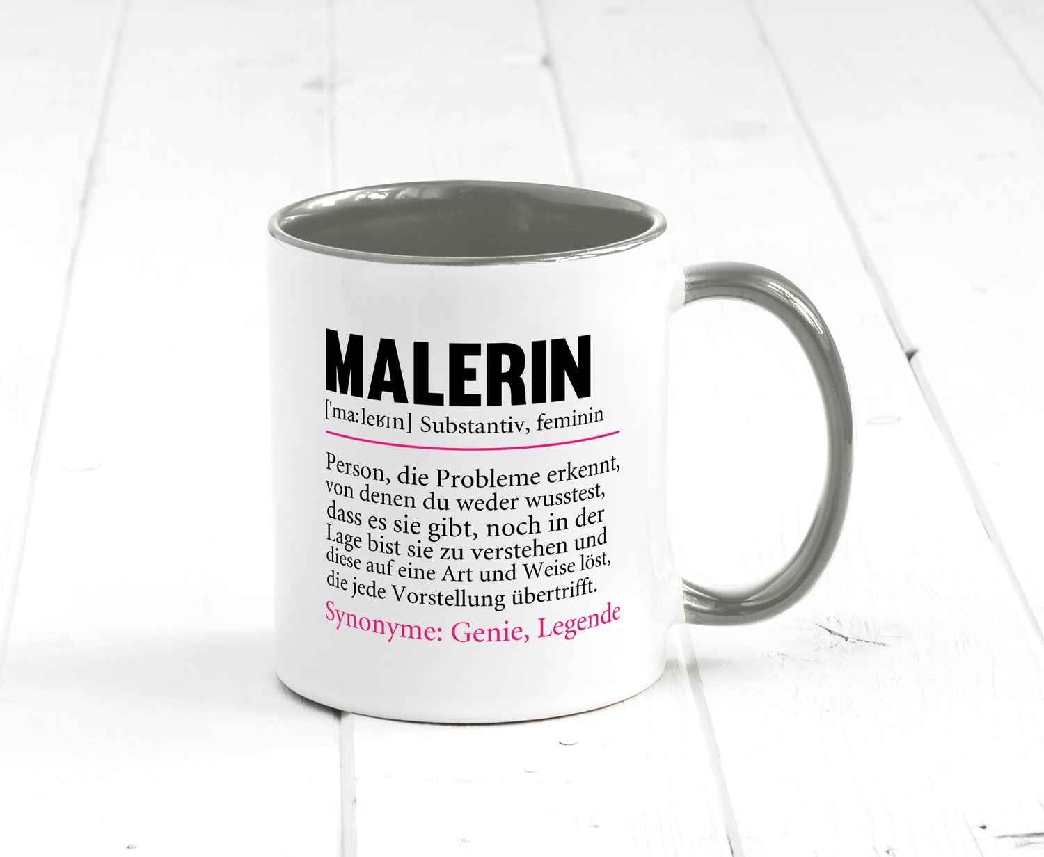 Malerin | Spruch Beruf lustig Malerinnen Humor Arbeit Kollegen Büro