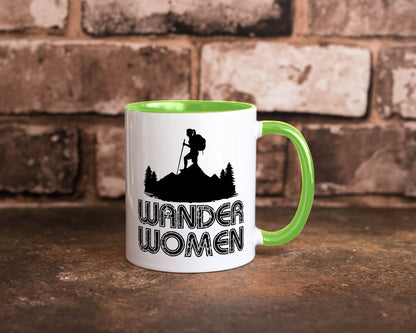 Wander Woman | Wandern Berge Geschenk Familie Geschenkidee lustiger Spruch Tasse