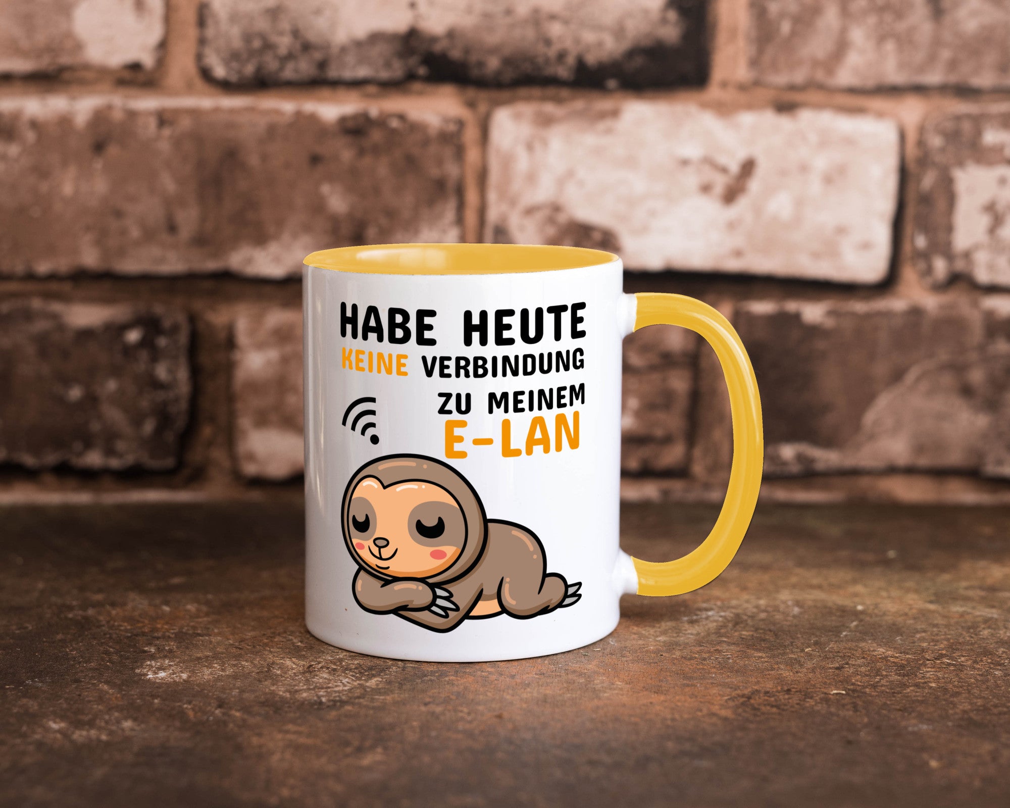 Keine Verbindung lustig Humor Geschenkidee Geschenk Tasse