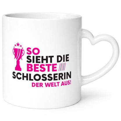 Die Weltbeste Schlosserin | Schlosserei lustig Humor Geschenkidee Geschenk Tasse