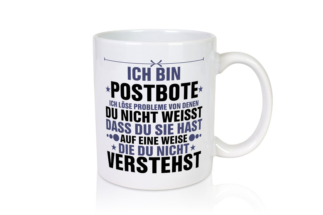 Löse Probleme: Postbote | Beruf Post Briefträger v2 lustiger Spruch Geschenk