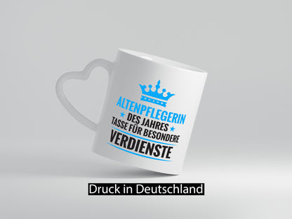 Besonderer Verdienst: Altenpflegerin | Pflegepersonal lustig Humor Geschenkidee