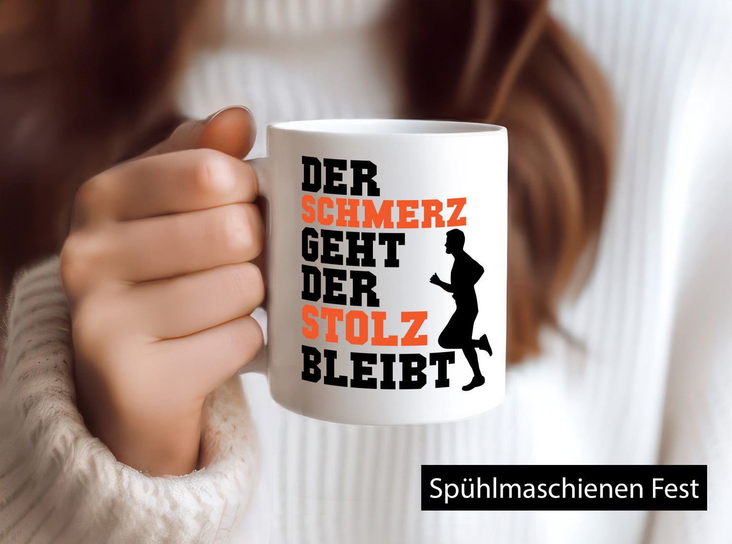 Schmerz geht, Stolz bleibt | Läufer Sport lustiger Spruch Geschenk Humor