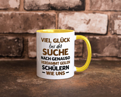 Viel glück | Geile schüler Schule Beste Lehrerin lustig Humor Geschenkidee