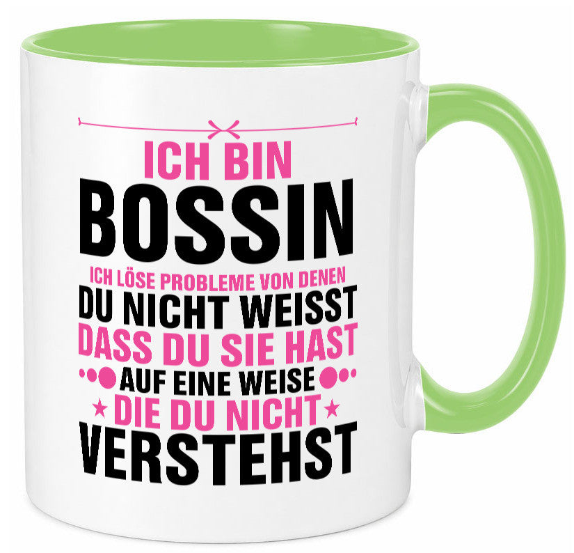 Löse Probleme: Bossin | Führungskraft Vorgesetzte lustig Humor Geschenkidee