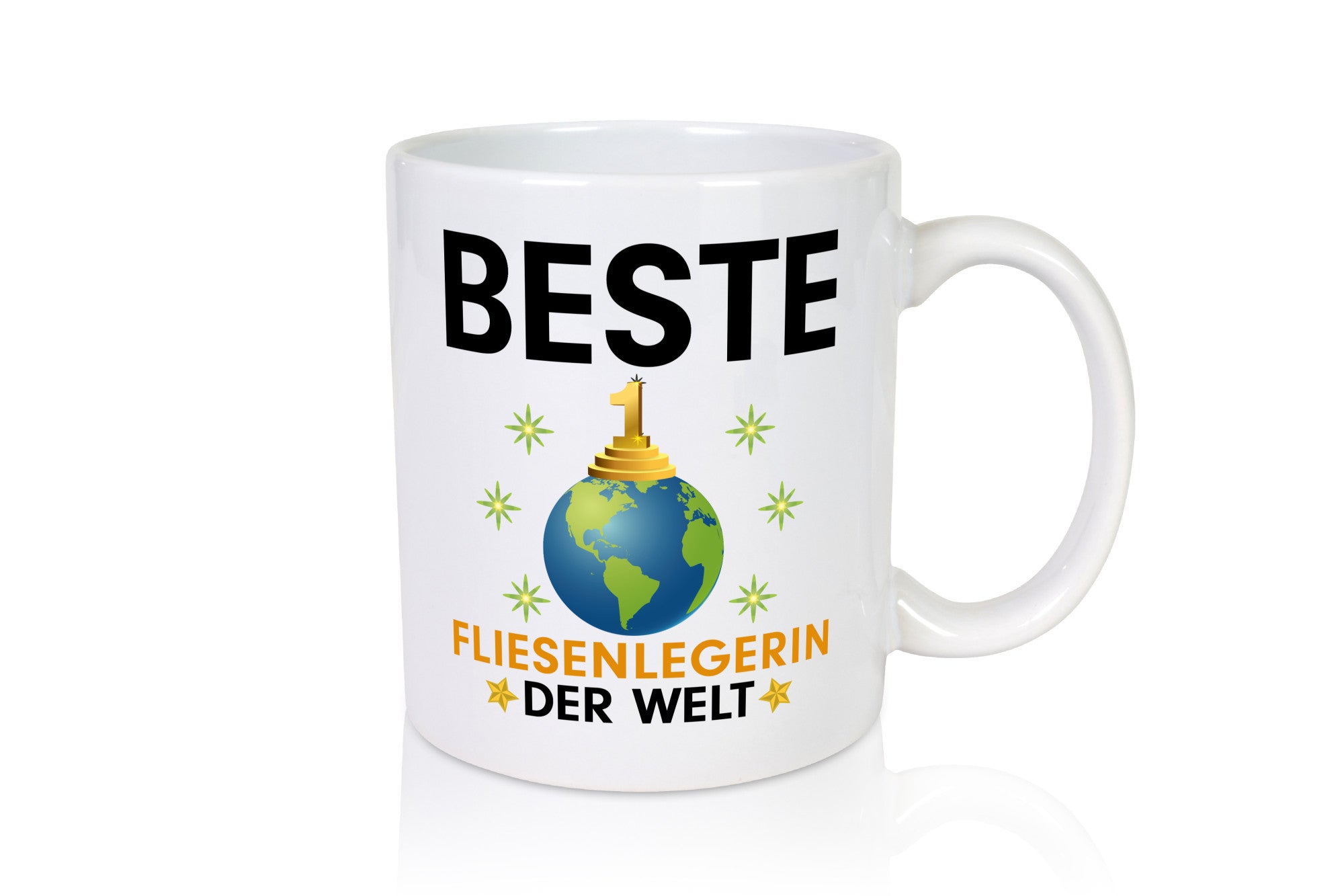 Welt Beste Fliesenlegerin | Fliesenlegen Bau Geschenkidee Humor Tasse