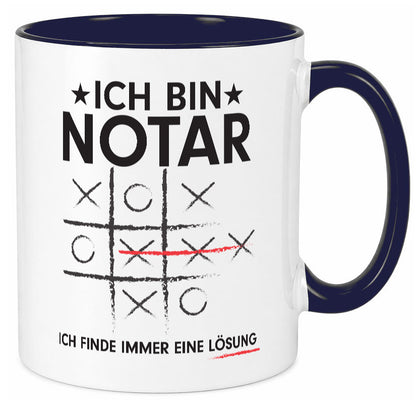 Löse Probleme: Notar | Jurist lustiger Spruch Geschenk Humor Geschenkidee Tasse