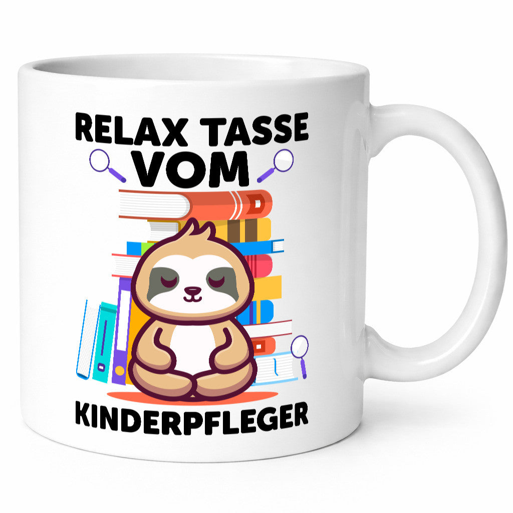 Relax Tasse: Kinderpfleger | Pfleger Kinder lustiger Spruch Geschenk Humor