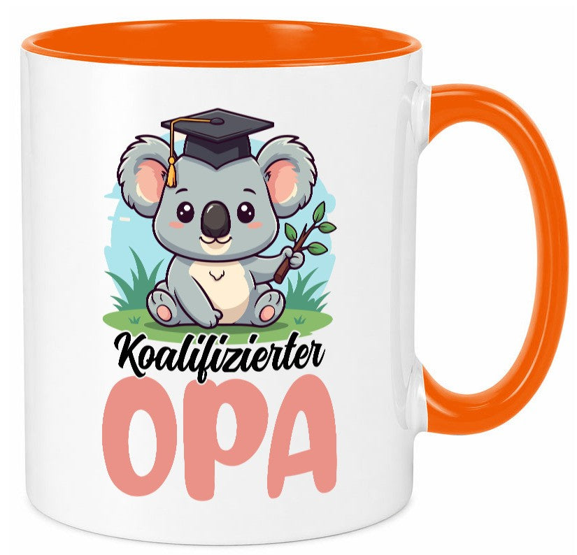 Koalifizierter Opa | Großvater Enkel Familie Humor Geschenkidee Tasse