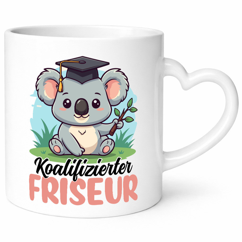 Koalifizierter Friseur | Frisör lustig Humor Geschenkidee Geschenk Tasse
