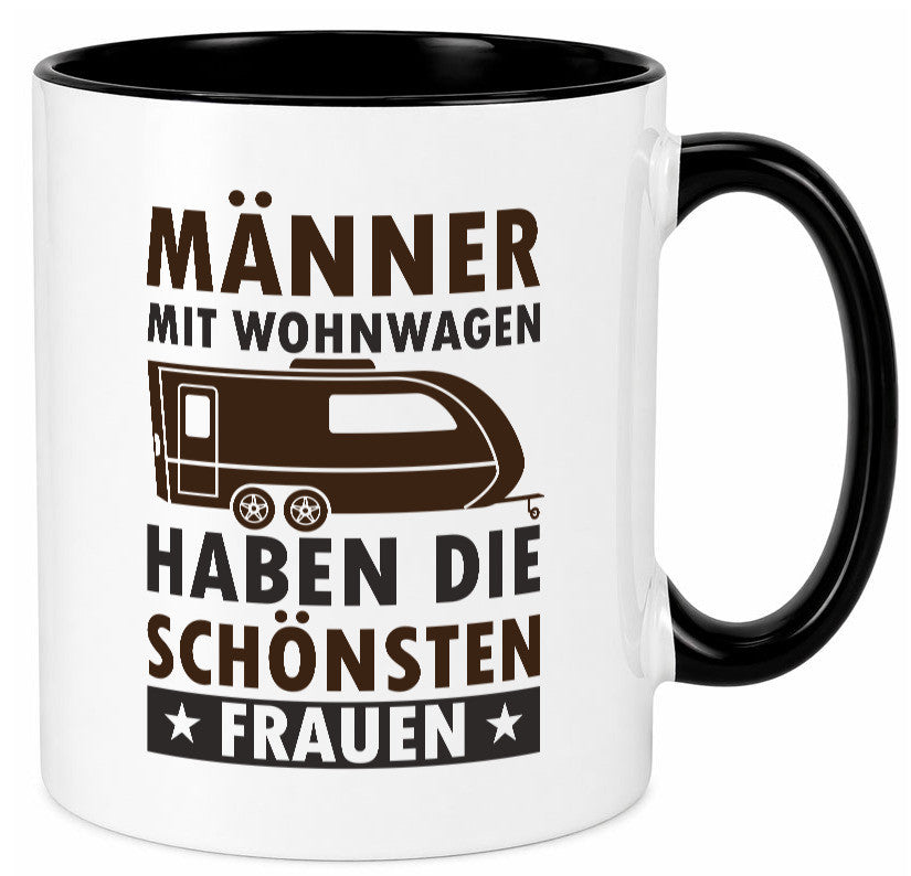 Männer mit Wohnwagen | Schönste Frauen Camping v2 lustig Humor Geschenkidee Tasse