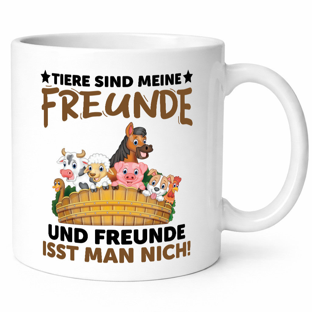 Tiere sind wie meine Freunde | Vegetarier lustig Tierliebhaber Humor Geschenk