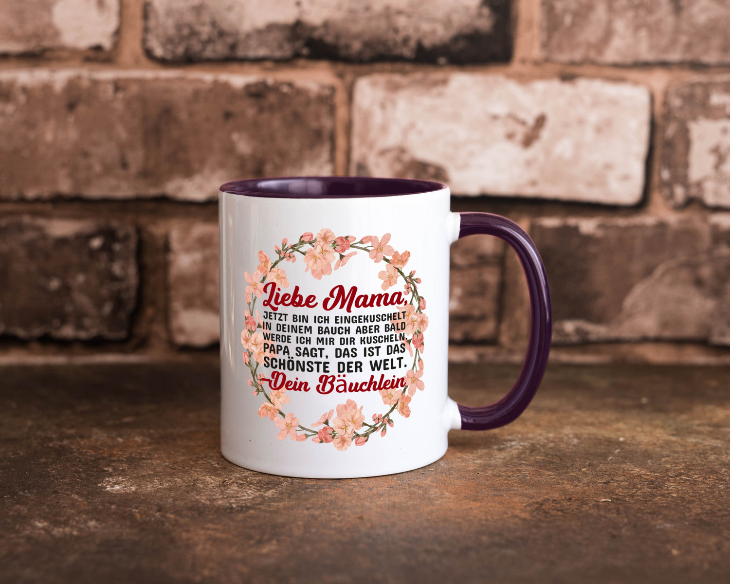 Liebe Mama | Schwangerschaft Tasse Baby süß Humor Familie Geschenkidee