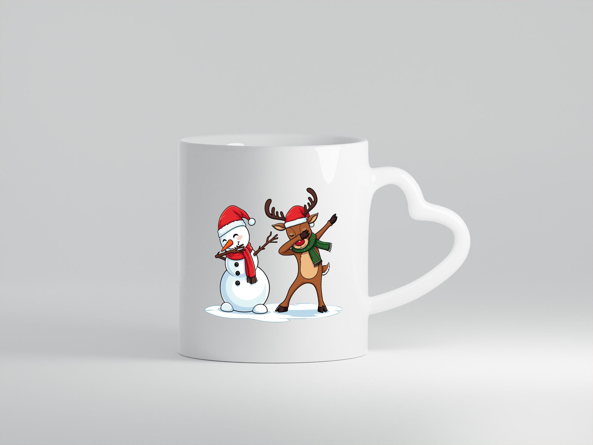 Dabbing Schneeman Rentier | Weihnachten v2 lustig Tierliebhaber Humor Geschenk