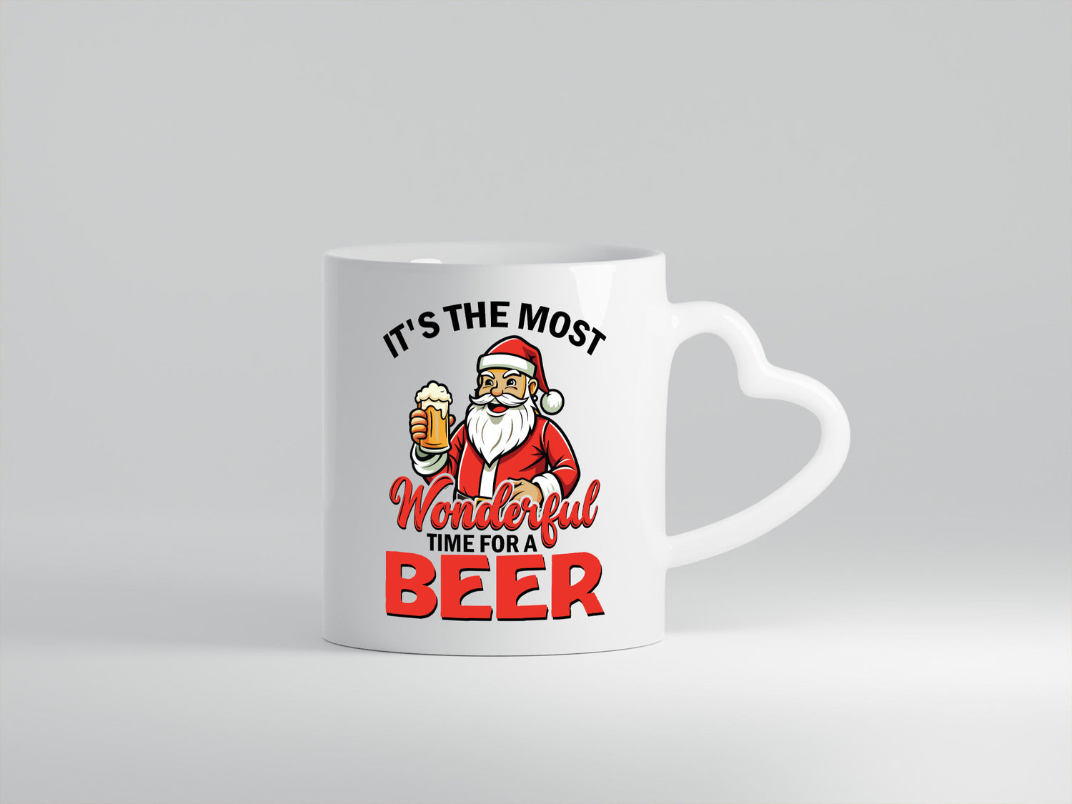 Its a wonderfull time for Beer | Ugly Christmas Bier v2 Humor Geschenkidee Tasse